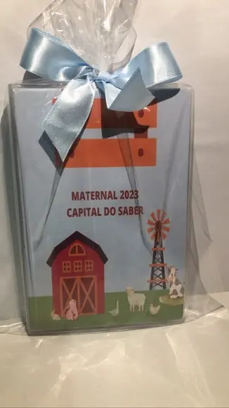Estojo de Pintura Aquarela Fazendinha