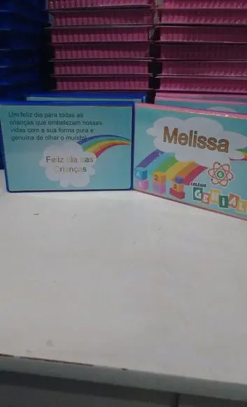 Estojo de Pintura Aquarela Dia das Crianças Meninos