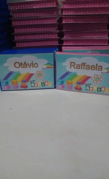 Estojo de Pintura Aquarela Dia das Crianças Meninas