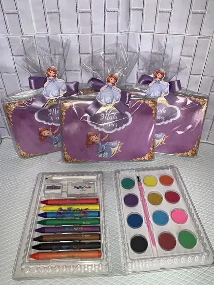 Estojo de Pintura Aquarela Princesa Sofia