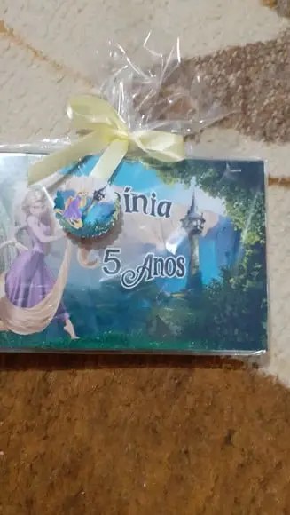 Estojo de Pintura Aquarela Rapunzel