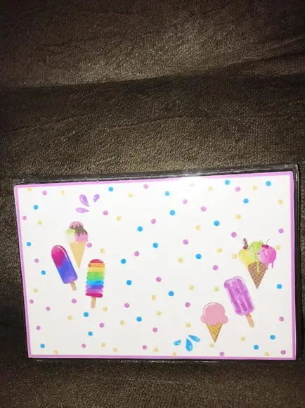 Estojo de Pintura Aquarela Sorveteria