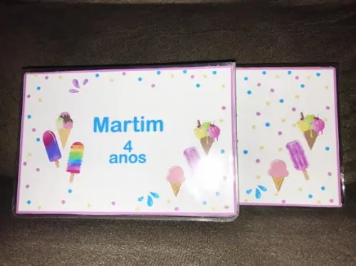 Estojo de Pintura Aquarela Sorveteria