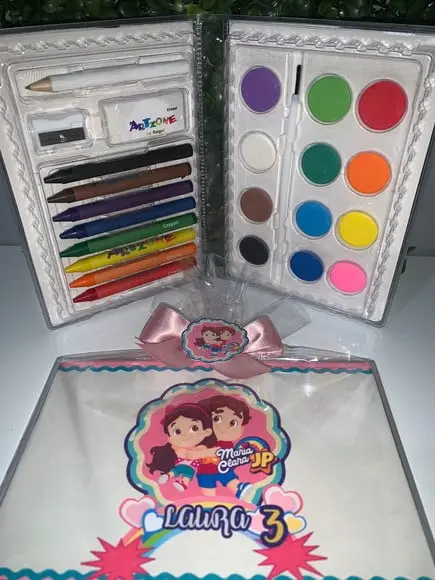 Estojo de Pintura Personalizado Maria Clara e Jp