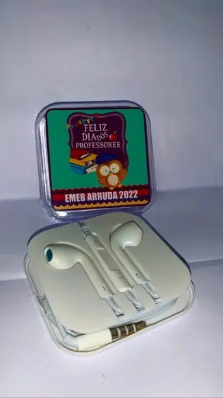 Fone de Ouvido Personalizado Dia dos Professores