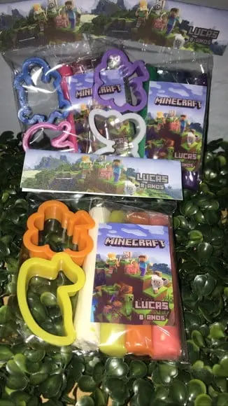 Kit Massinha e Molde Minecraft