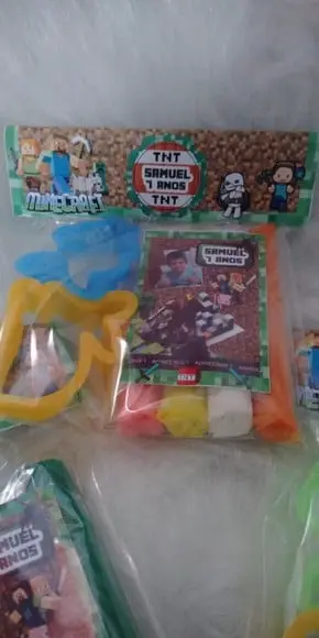 Kit Massinha e Molde Minecraft