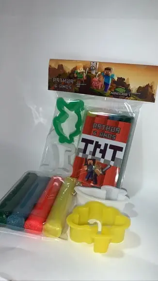 Kit Massinha e Molde Minecraft