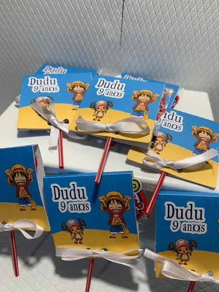 Pirulitos Personalizados One Piece