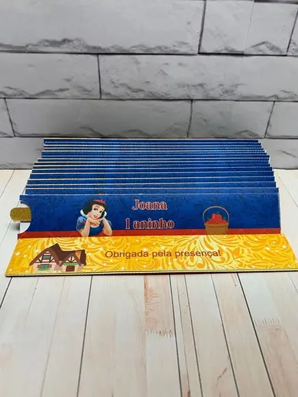 Porta Lixa de Unha Branca de Neve