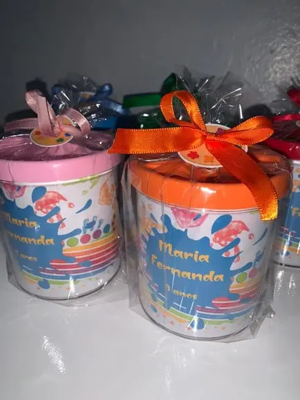 Porta Lápis em Acrílico Personalizado Pintando o Sete