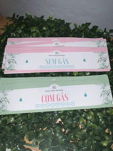 Rotulo Adesivo para Água Personalizado Festa