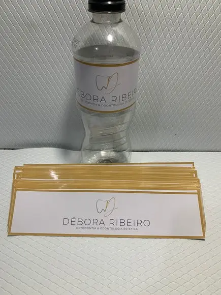 Rotulo Adesivo para Água Personalizado Empresa