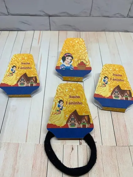 Tag com Xuxinha Personalizado Branca de Neve