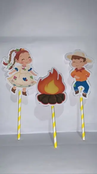 Topo de Bolo Festa Junina