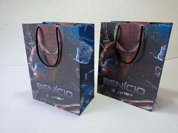 Sacola Homem Aranha