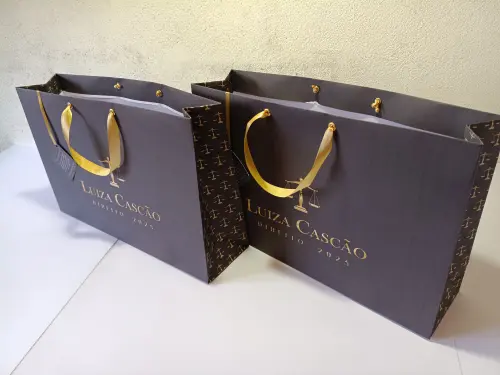 10 Sacola G Formatura c/ Tag
