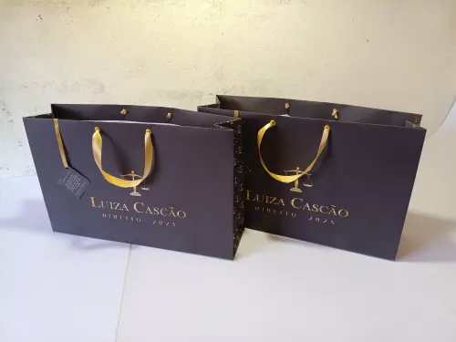10 Sacola G Formatura c/ Tag