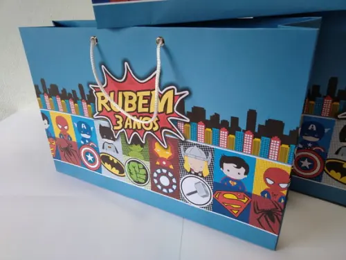 Sacola G Super Heróis