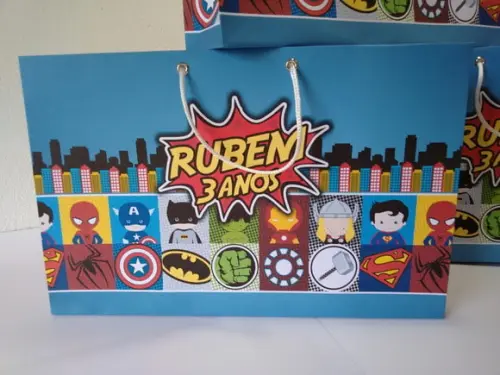 Sacola G Super Heróis