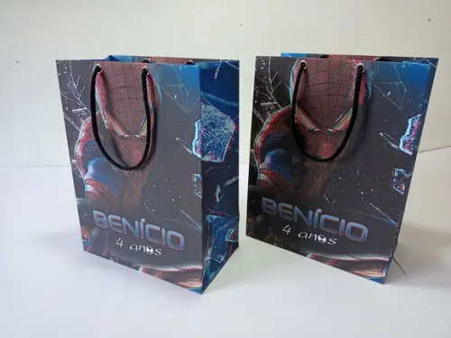 Sacola Homem Aranha