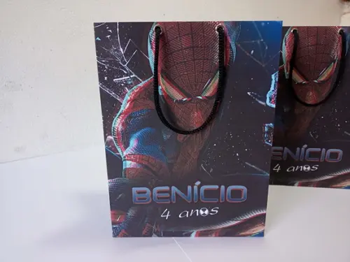 Sacola Homem Aranha