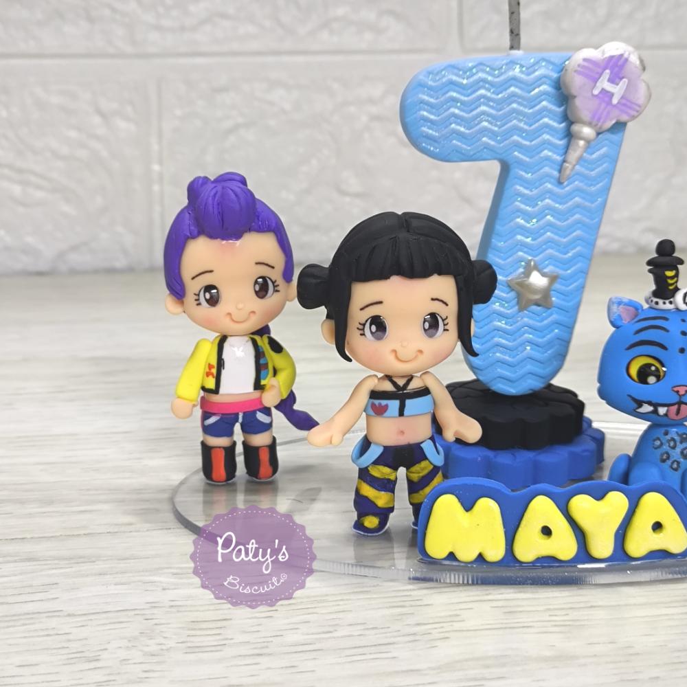 Topinho com Vela Guerreiras do Kpop + Derpy e Sussie