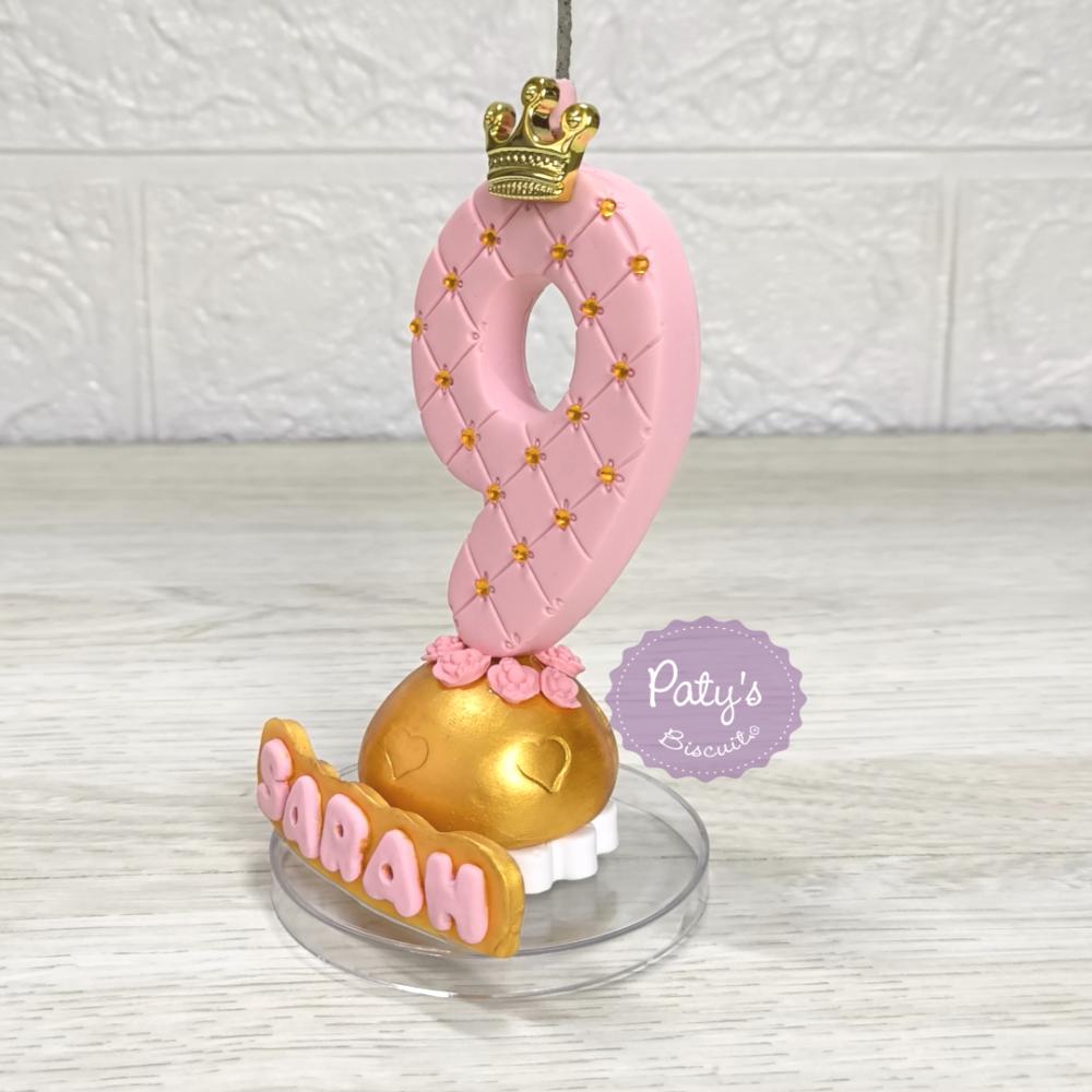 Vela decorada Princesa / Realeza