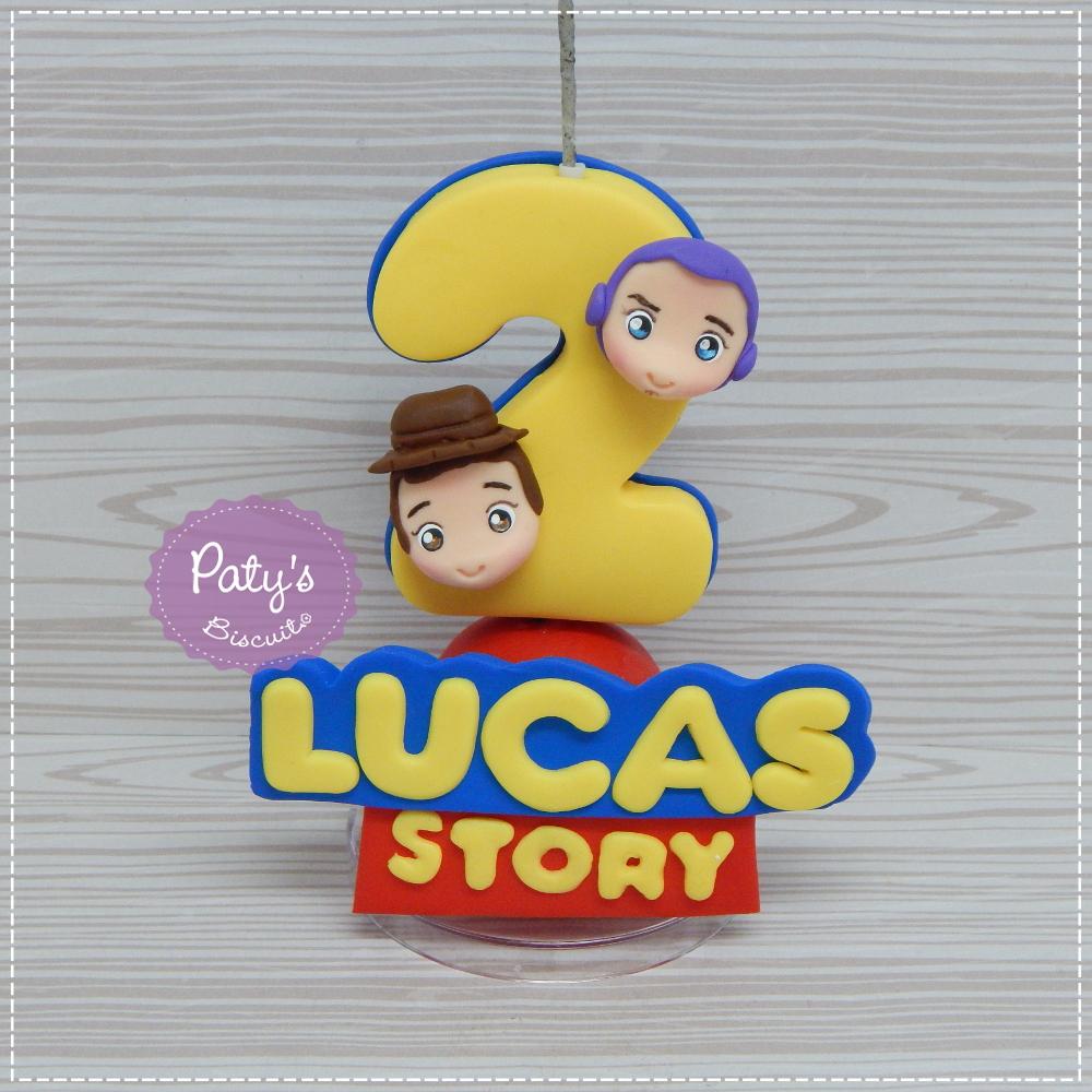 Vela decorada Woody e Buzz - Toy Story