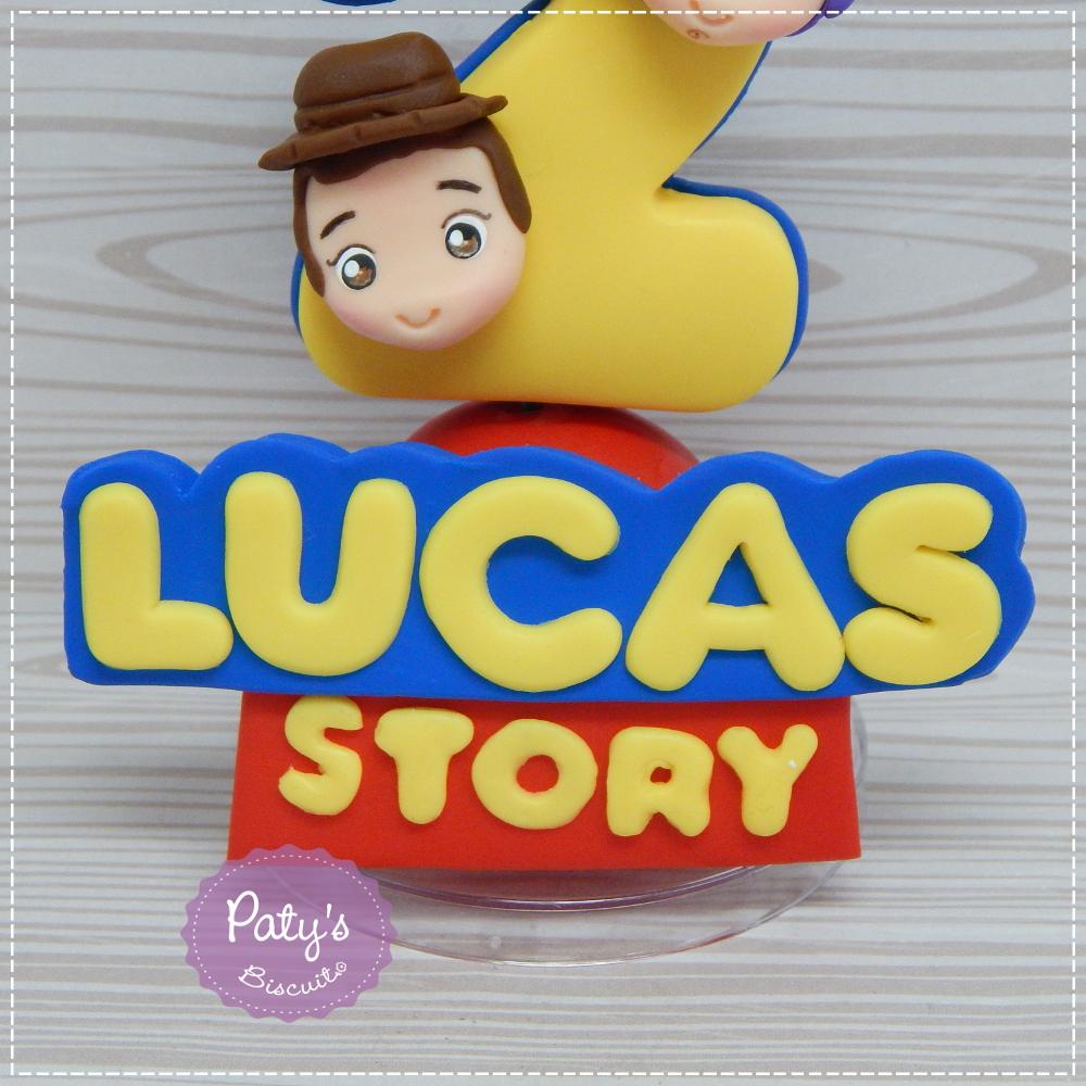 Vela decorada Woody e Buzz - Toy Story