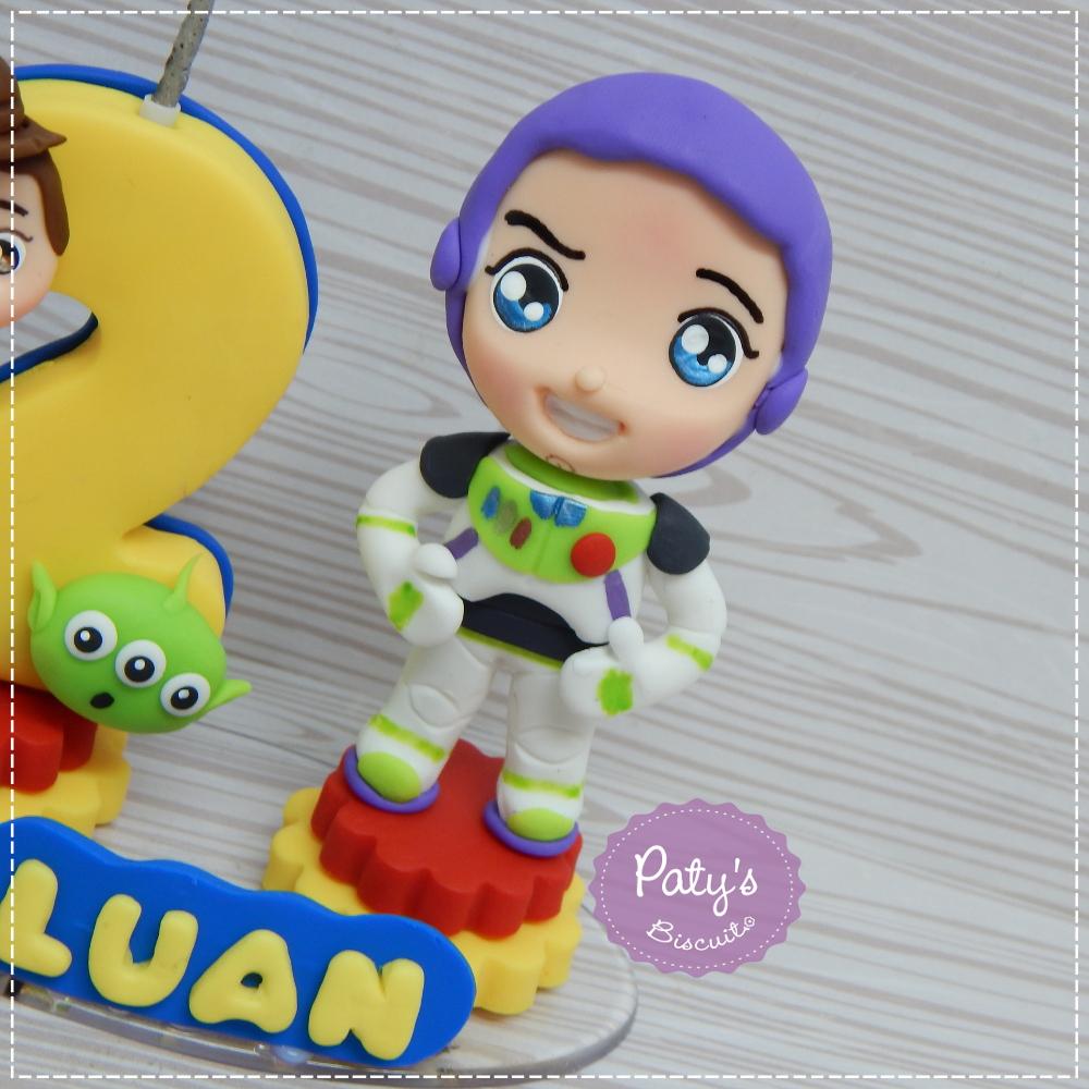 Topinho com Vela Buzz Lightyear - Toy Story