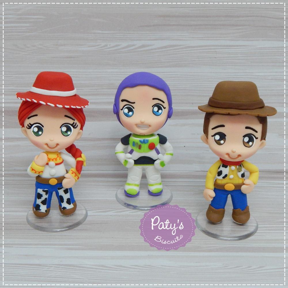 Kit vela + Miniaturas Woody, Buzz e Jessie - Toy Story