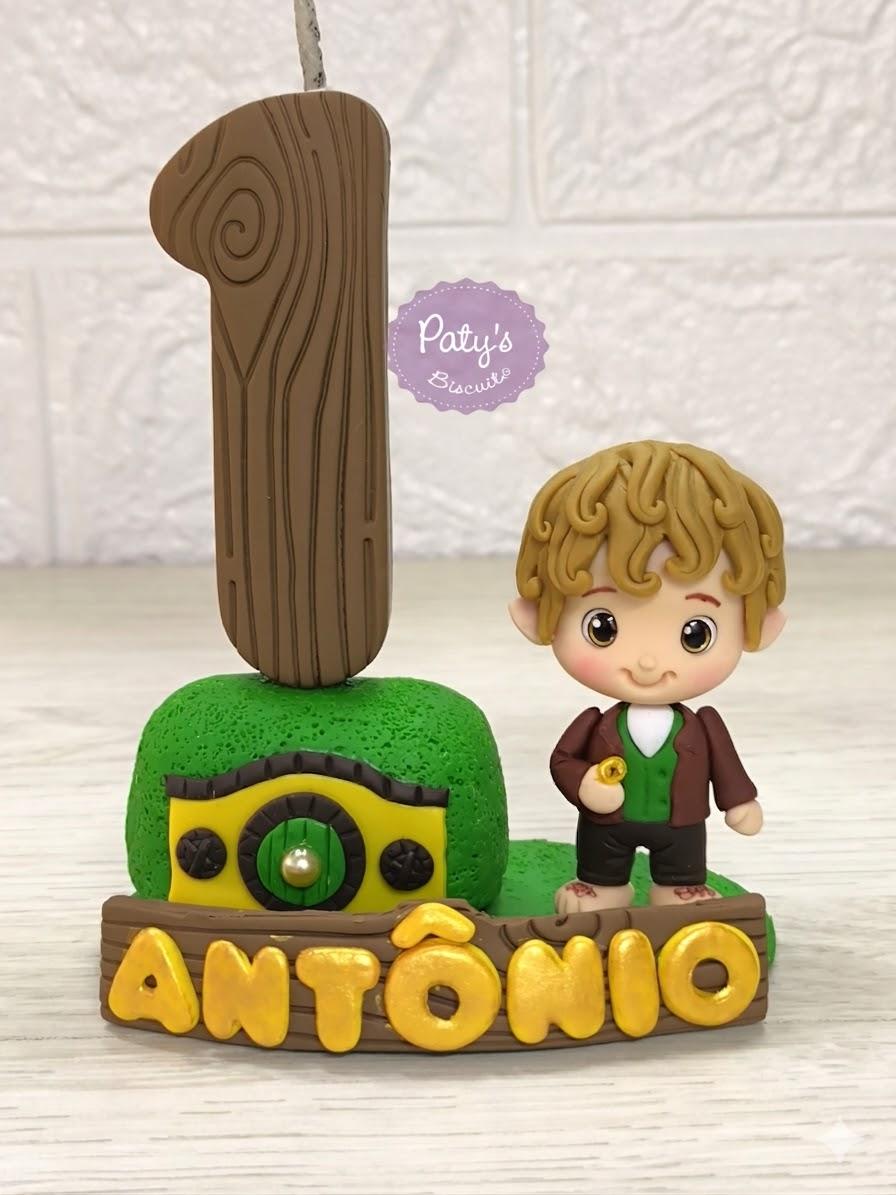 Vela decorada Bilbo Bolseiro - O Hobbit