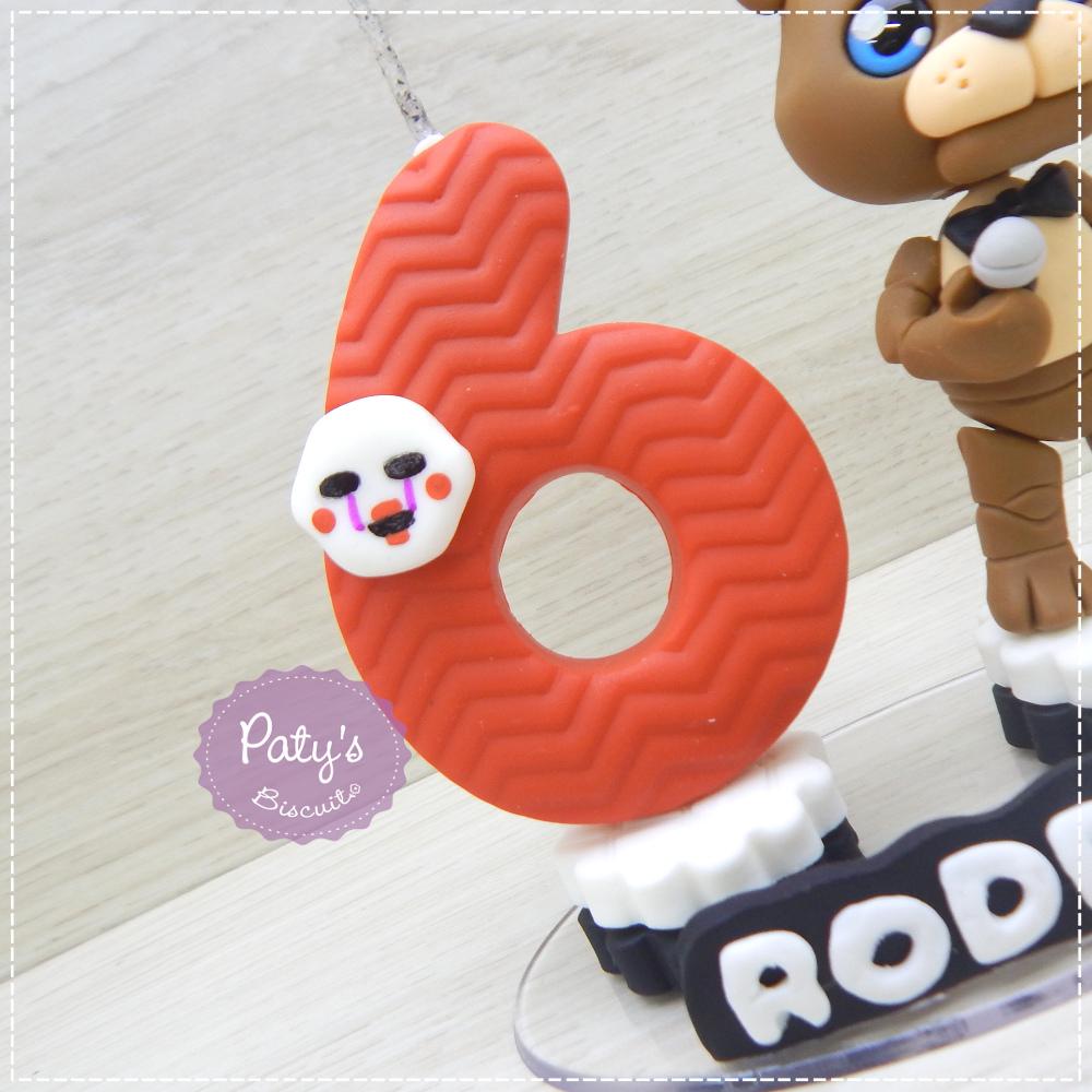 Topinho com Vela Freddy - FNAF / Five Nights at Freddy's