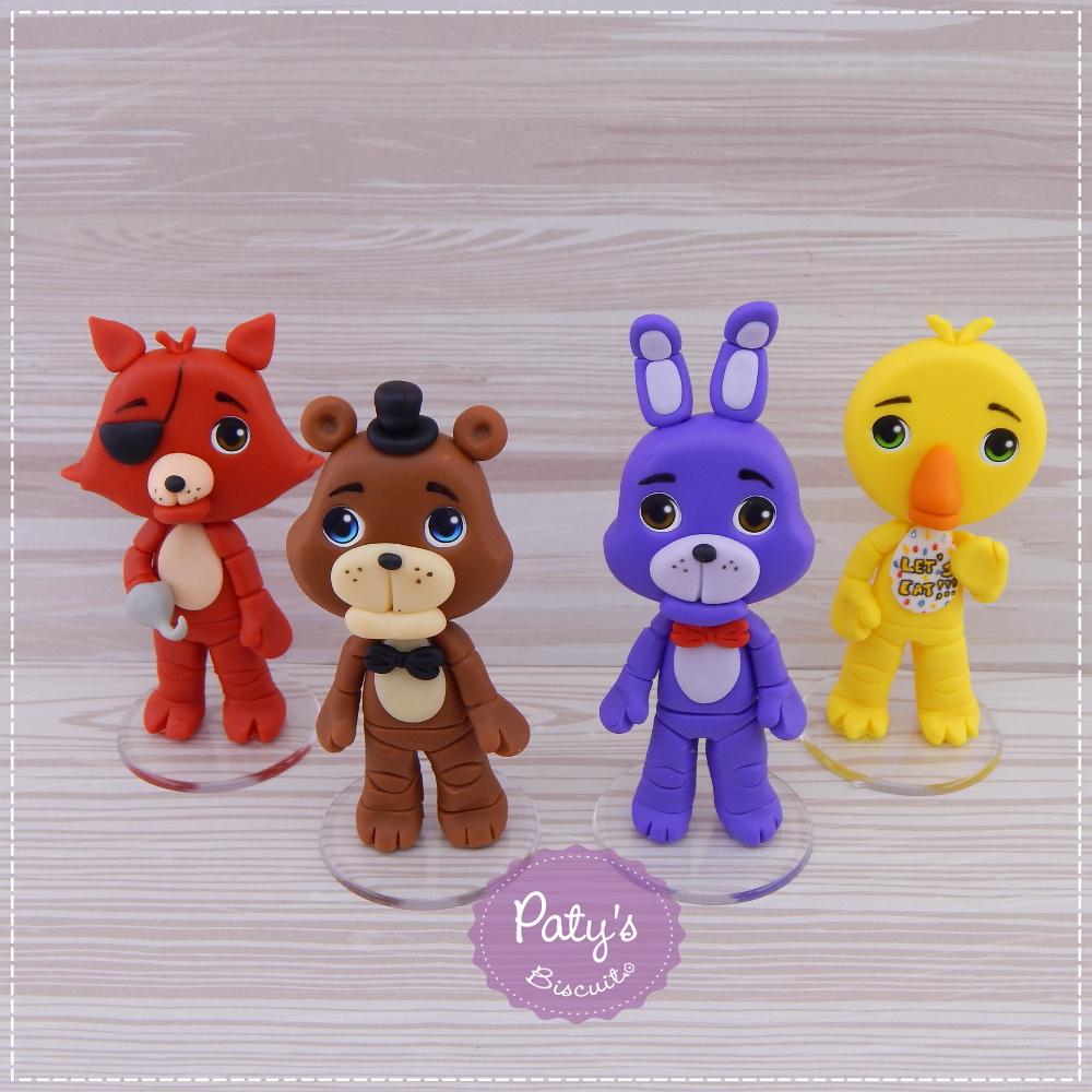 Miniatura decorativa FNAF 8cm (unitário)