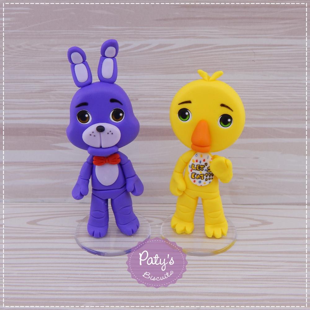 Miniatura decorativa FNAF 8cm (unitário)