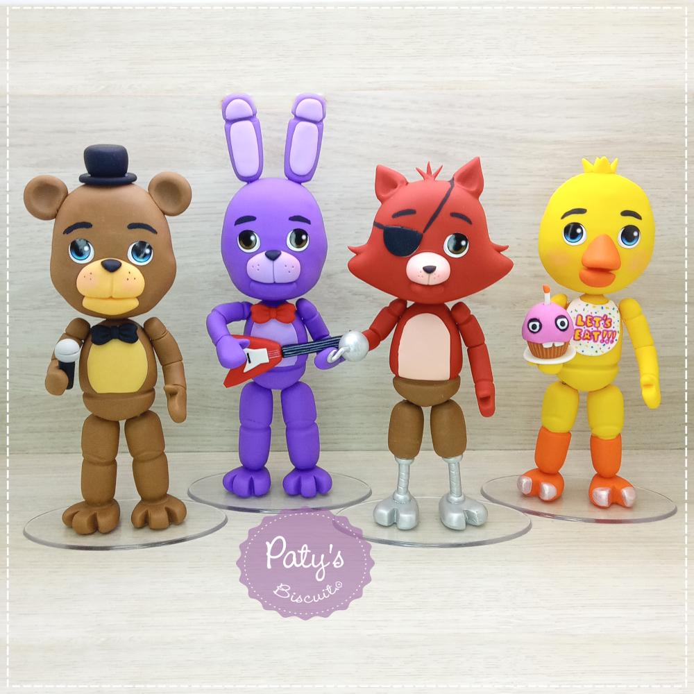 Miniatura decorativa FNAF 12cm (unitário)