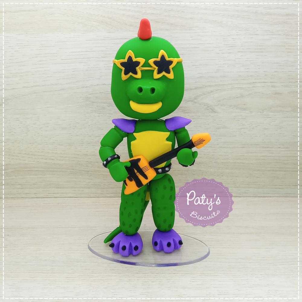 Miniatura decorativa FNAF Rockstar 12cm (unitário)