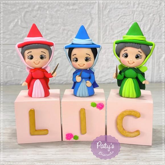 Cubos Decorados a Bela Adormecida (valor Unitário)