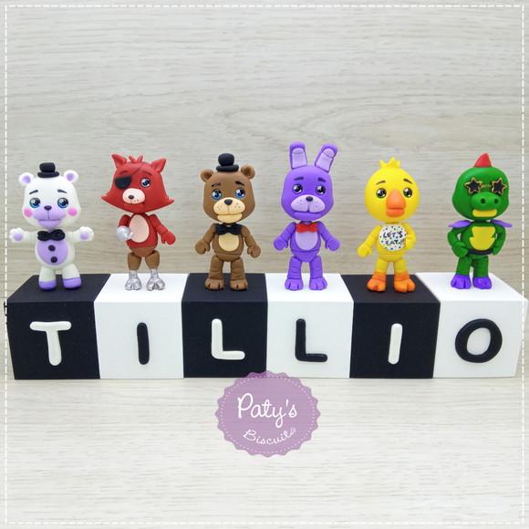 Cubos Decorados Five Nights At Freddy's / FNAF (valor Unitário)