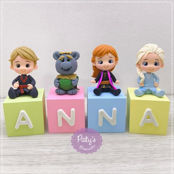 Cubos Decorados Frozen (valor Unitário)