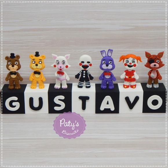 Cubos Decorados Five Nights At Freddy's / FNAF (valor Unitário)