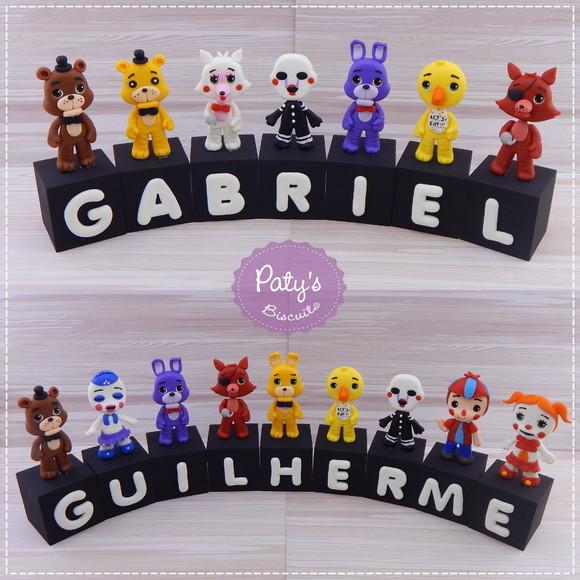 Cubos Decorados Five Nights At Freddy's / FNAF (valor Unitário)