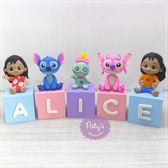 Cubos Decorados Lilo e Stitch (valor Unitário)