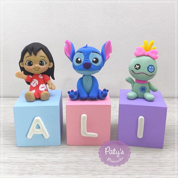 Cubos Decorados Lilo e Stitch (valor Unitário)