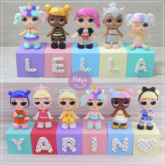 Cubos Decorados Lol Surprise (valor Unitário)