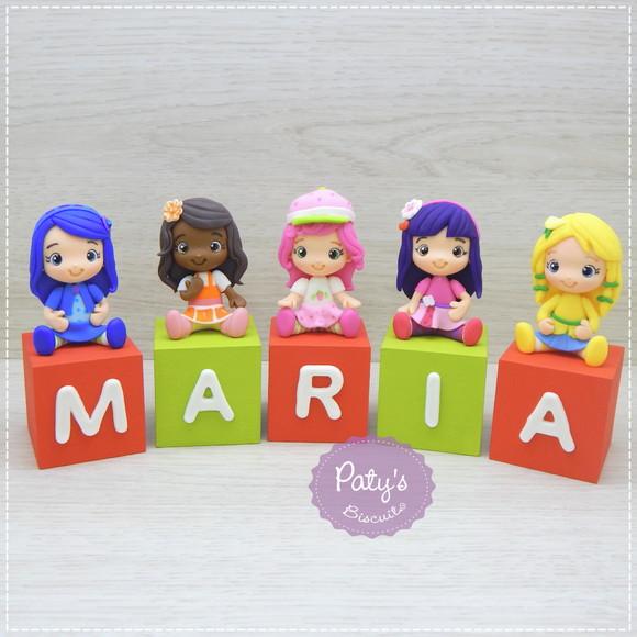 Cubos Decorados Moranguinho (valor Unitário)