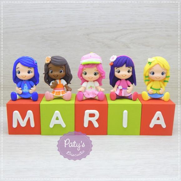 Cubos Decorados Moranguinho (valor Unitário)