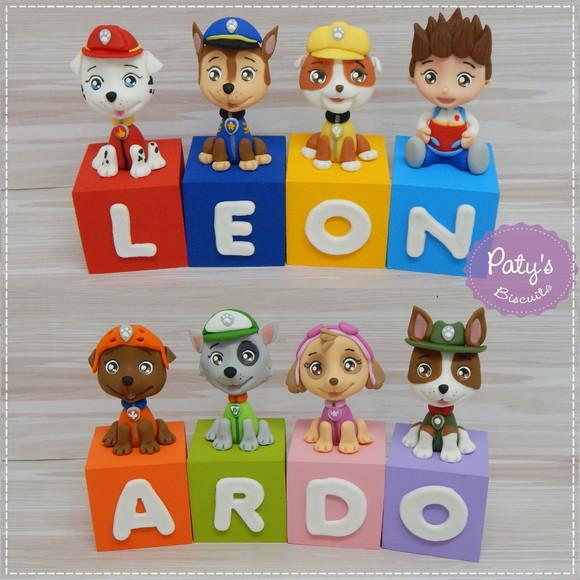Cubos Decorados Patrulha Canina (valor Unitário)