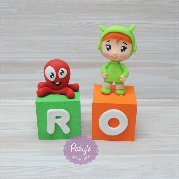 Cubos Decorados Pocoyo (valor Unitário)